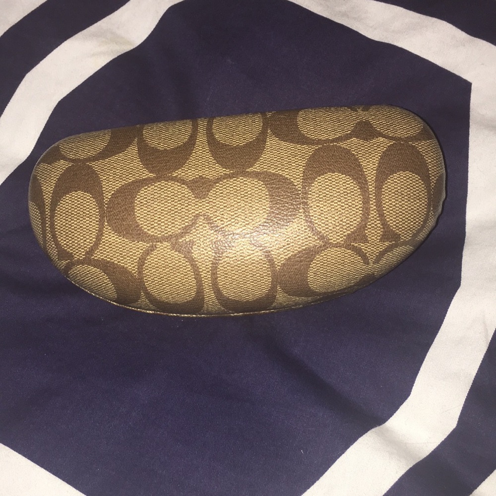 Authentic Coach sunglasses case.